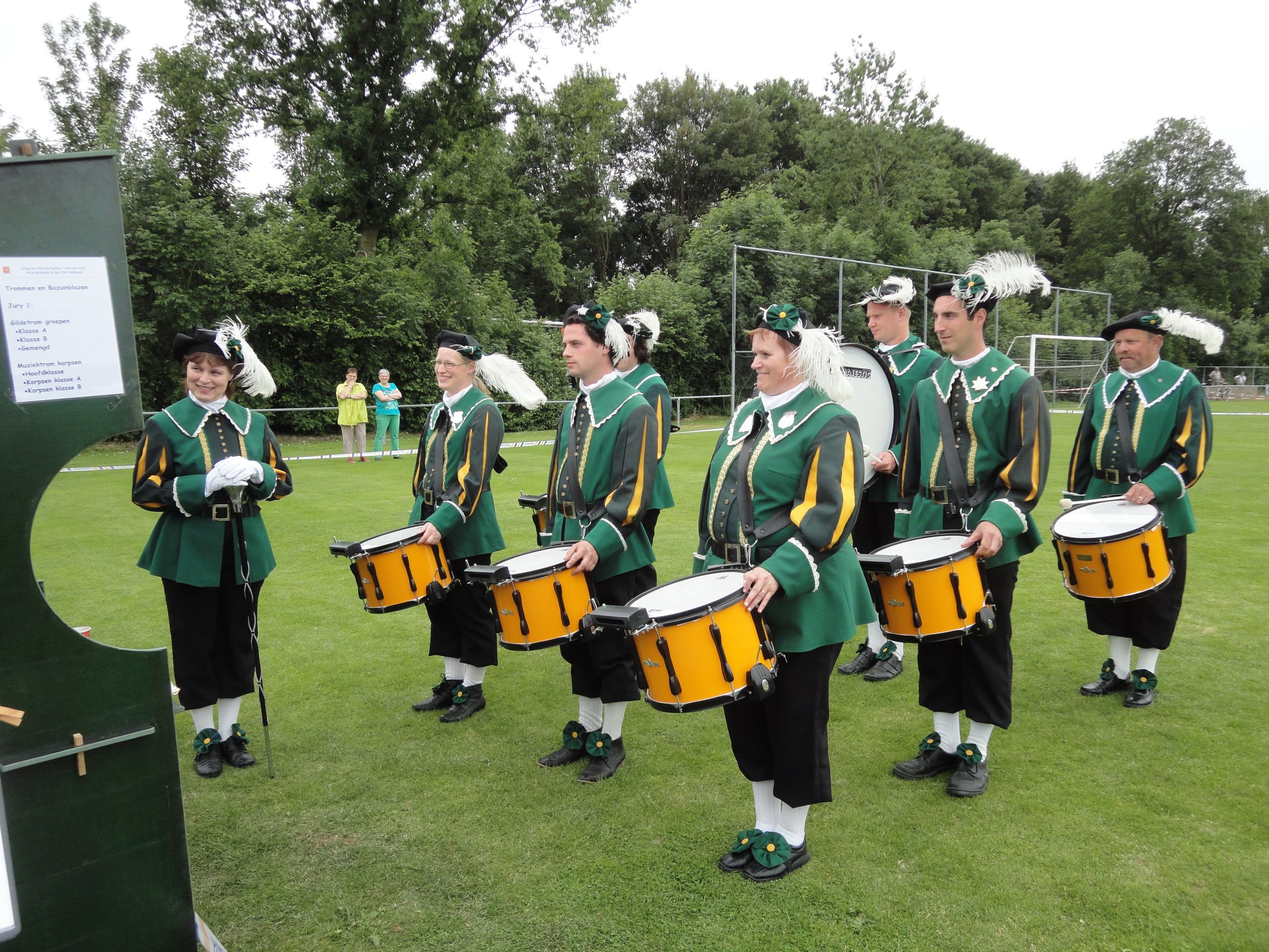 Drumband wedstrijd