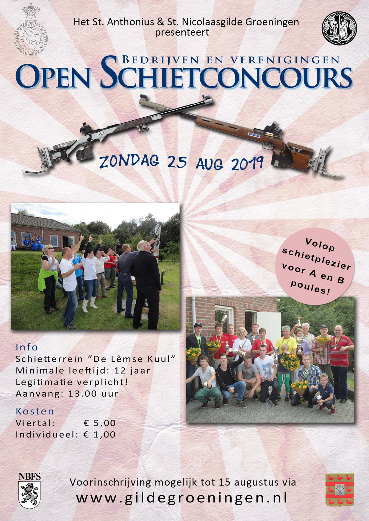 Open Schietconcours Poster 2019